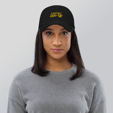 Load image into Gallery viewer, 'Never Give Up' Gold Embroidered Dad Hat