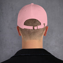 Load image into Gallery viewer, 'Never Give Up' Gold Embroidered Dad Hat