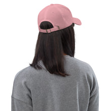 Load image into Gallery viewer, 'Never Give Up' Gold Embroidered Dad Hat