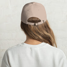 Load image into Gallery viewer, 'Never Give Up' Gold Embroidered Dad Hat