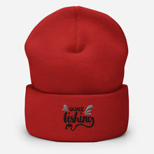 Load image into Gallery viewer, ‘Gone Fishing’ Unisex Cuffed Beanie