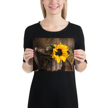 Load image into Gallery viewer, 'Sunflower In A Basket' Poster