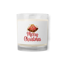 Load image into Gallery viewer, 'Merry Christmas Bells' Glass Jar Soy Wax Candle