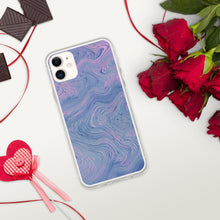 Load image into Gallery viewer, 'Pink & Blue Tie Dye Swirl Print' iPhone Case
