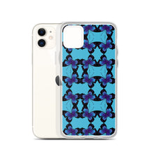 Load image into Gallery viewer, 'Blue Butterflies' iPhone Case