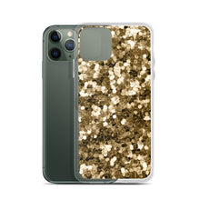 Load image into Gallery viewer, 'Gold Glitter Confetti Print' iPhone Case