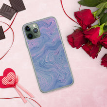 Load image into Gallery viewer, 'Pink & Blue Tie Dye Swirl Print' iPhone Case