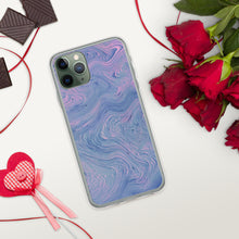 Load image into Gallery viewer, 'Pink & Blue Tie Dye Swirl Print' iPhone Case