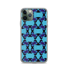 Load image into Gallery viewer, 'Blue Butterflies' iPhone Case