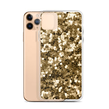Load image into Gallery viewer, 'Gold Glitter Confetti Print' iPhone Case