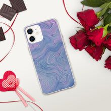 Load image into Gallery viewer, 'Pink & Blue Tie Dye Swirl Print' iPhone Case