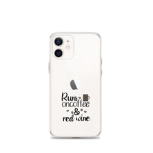 Load image into Gallery viewer, 'Runs On Coffee & Red Wine' iPhone Case