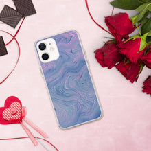 Load image into Gallery viewer, 'Pink & Blue Tie Dye Swirl Print' iPhone Case