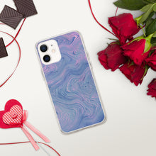 Load image into Gallery viewer, 'Pink & Blue Tie Dye Swirl Print' iPhone Case