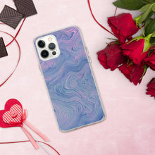 Load image into Gallery viewer, 'Pink & Blue Tie Dye Swirl Print' iPhone Case