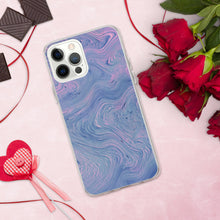 Load image into Gallery viewer, 'Pink & Blue Tie Dye Swirl Print' iPhone Case