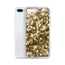 Load image into Gallery viewer, 'Gold Glitter Confetti Print' iPhone Case