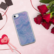 Load image into Gallery viewer, 'Pink & Blue Tie Dye Swirl Print' iPhone Case