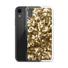 Load image into Gallery viewer, 'Gold Glitter Confetti Print' iPhone Case