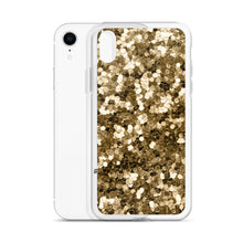 Load image into Gallery viewer, 'Gold Glitter Confetti Print' iPhone Case