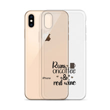 Load image into Gallery viewer, 'Runs On Coffee & Red Wine' iPhone Case