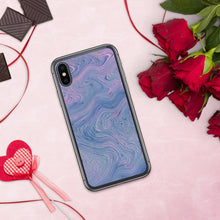 Load image into Gallery viewer, 'Pink & Blue Tie Dye Swirl Print' iPhone Case