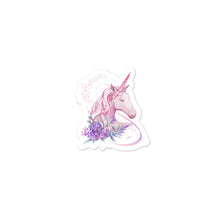 Load image into Gallery viewer, 'Pink Unicorn' Bubble-free stickers