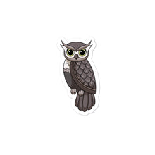 Load image into Gallery viewer, 'Grey Owl' Bubble-free stickers