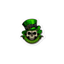 Load image into Gallery viewer, 'St. Patrick's Day Skull' Bubble-free stickers