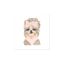 Load image into Gallery viewer, ‘Puppy Dog With Bow’ Bubble-free stickers