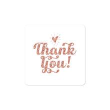 Load image into Gallery viewer, ‘Thank You’ Bubble-free stickers