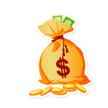 Load image into Gallery viewer, 'Money Bags & Coins' Bubble-free stickers