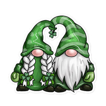 Load image into Gallery viewer, 'Green Lucky Gnomes' Bubble-Free Stickers