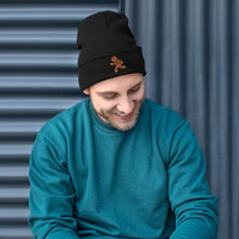 Load image into Gallery viewer, Gingerbread Embroidered Beanie