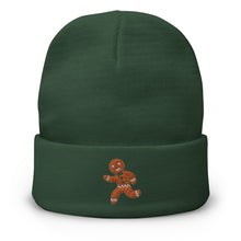 Load image into Gallery viewer, Gingerbread Embroidered Beanie