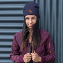 Load image into Gallery viewer, Gingerbread Embroidered Beanie