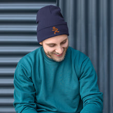 Load image into Gallery viewer, Gingerbread Embroidered Beanie
