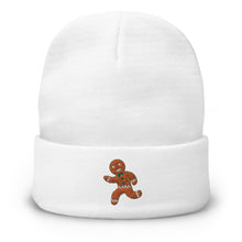 Load image into Gallery viewer, Gingerbread Embroidered Beanie