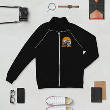 Load image into Gallery viewer, 'Just Ride Motorcycle Hog' Men's Piped Fleece Jacket