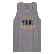 Load image into Gallery viewer, 'Train Your Mind' Men’s Premium Tank Top