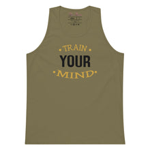 Load image into Gallery viewer, 'Train Your Mind' Men’s Premium Tank Top