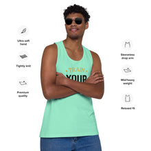 Load image into Gallery viewer, 'Train Your Mind' Men’s Premium Tank Top