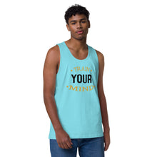 Load image into Gallery viewer, 'Train Your Mind' Men’s Premium Tank Top