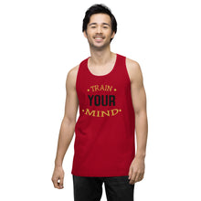 Load image into Gallery viewer, 'Train Your Mind' Men’s Premium Tank Top