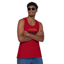 Load image into Gallery viewer, 'Train Your Mind' Men’s Premium Tank Top