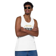 Load image into Gallery viewer, 'Train Your Mind' Men’s Premium Tank Top