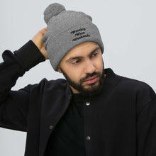 Load image into Gallery viewer, 'Worship Wine Weekends' Pom-Pom Beanie