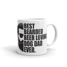 Load image into Gallery viewer, 'Best Bearded Beer Loving Dog Dad Ever' Mug