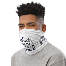 Load image into Gallery viewer, 'Beach Please, I'm a Mermaid' Unisex Neck Gaiter