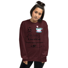 Load image into Gallery viewer, 'World's Greatest Pumkin Spice Latte Addict' Print Sweatshirt
